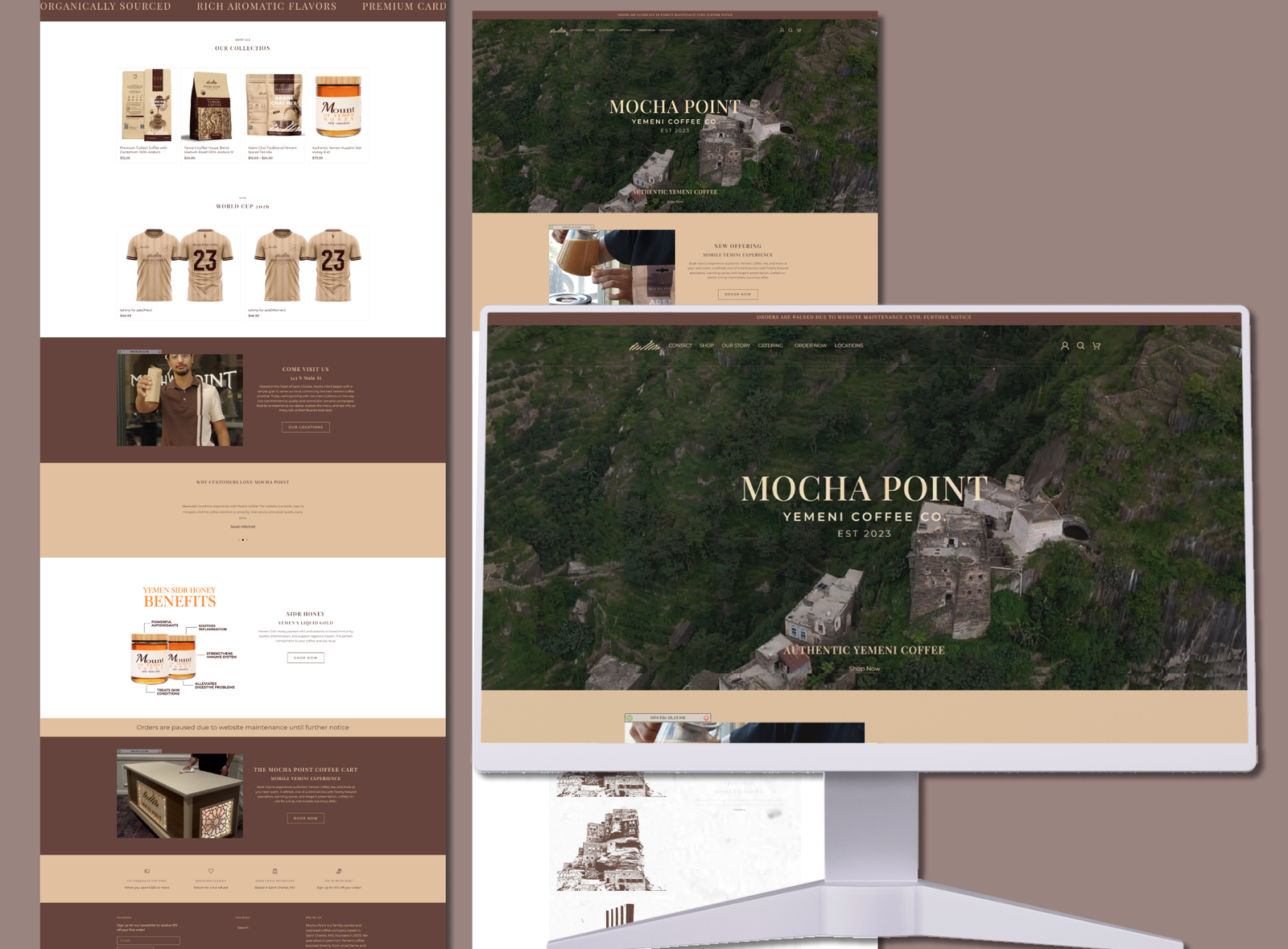Mocha Point Coffee E-commerce Platform Cover 1