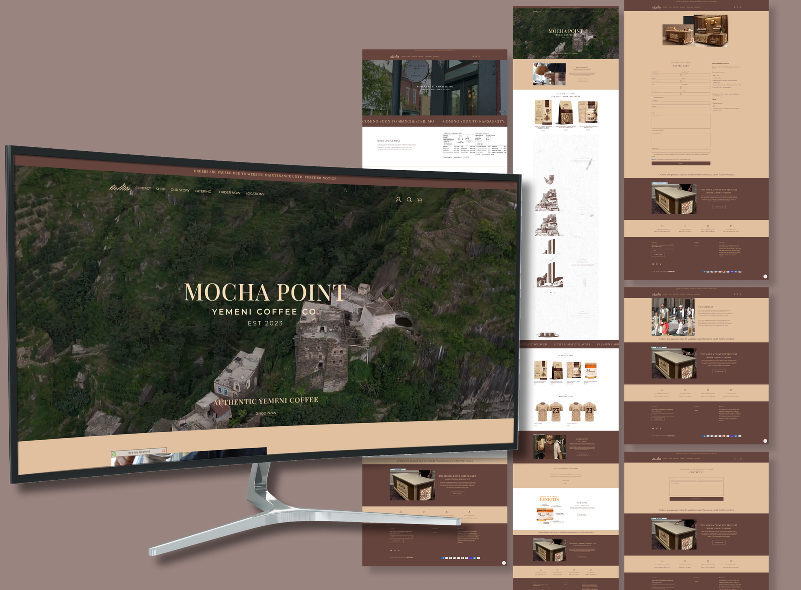 Mocha Point Coffee E-commerce Platform Cover 4